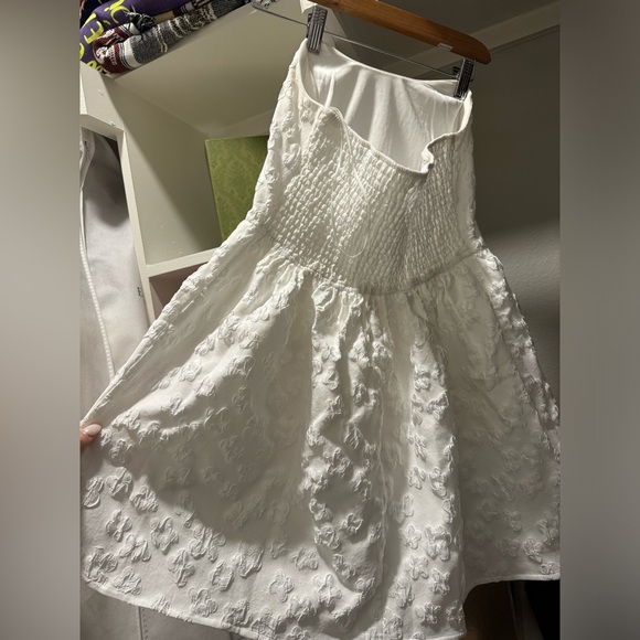 Altar’d State White Strapless Dress! - Picture 2 of 4